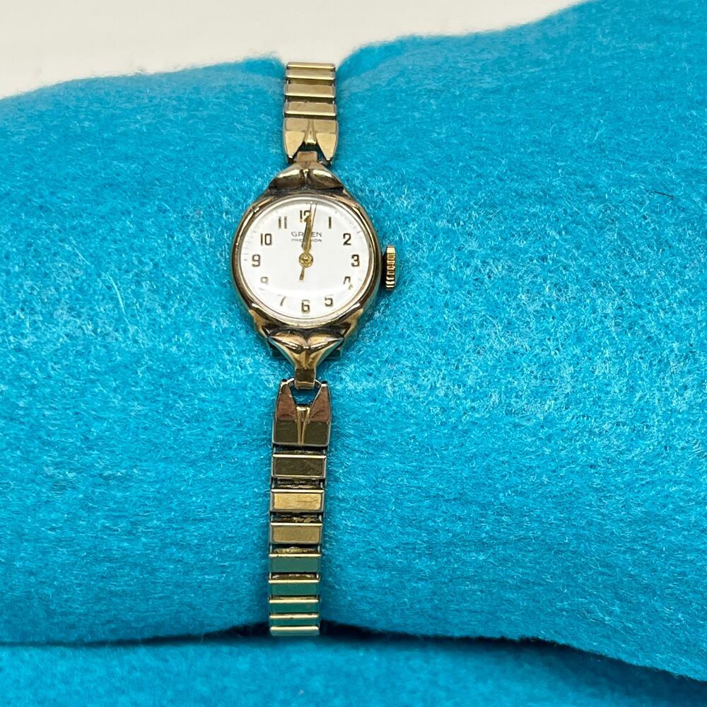 Ladys Vintage Gruen Precision Mechanical Wristwatch